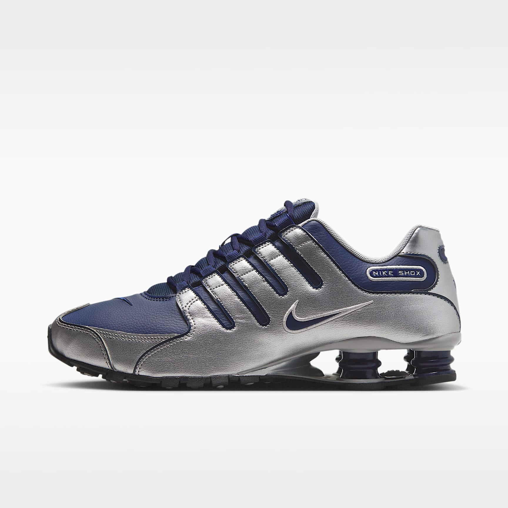 NIKE SHOX ナイキ　ショックス　ネイビー×シルバー Nike Shox NZ Men's Shoe. Nike SG
